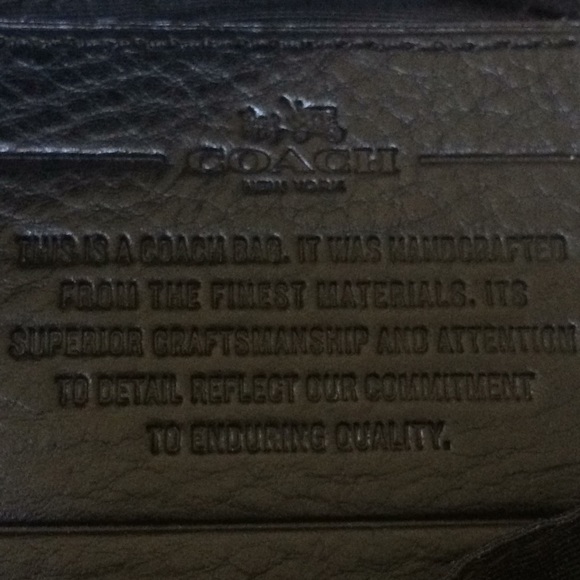 Coach shoulder leather  purse - Picture 5 of 8